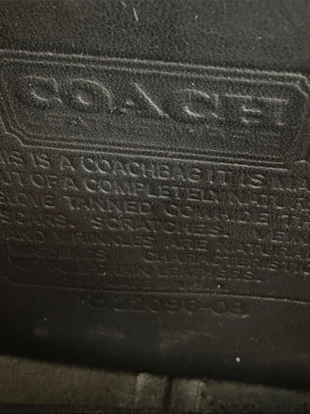Classic Coach Black Leather Crossbody Bag with Turn-Lock